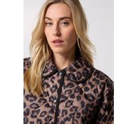 Vêtements Pieces Pcemily Short Print Quilt Jacket Noos Bc pour Femme M Marron
