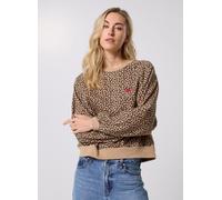 Vêtements Pieces PCGRETA LS EMB SWEAT BC pour Femme L Blanc