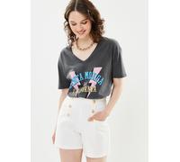 Vêtements Pieces PCGUNNAR SS T SHIRT KAC FC pour Femme M Noir