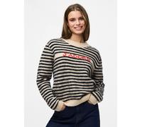 Vêtements Pieces Pcjada Ls O-Neck Knit Bc pour Femme XS Beige