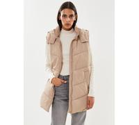 Vêtements Pieces PCJAMILLA SHORT PUFFER VEST NOOS BC pour Accessoires S Beige