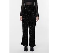 Vêtements Pieces Pckam Hw Wide Pant Bc pour Accessoires XL Noir