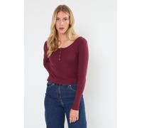 Vêtements Pieces PCKITTE LS TOP NOOS BC pour Femme L Bordeaux