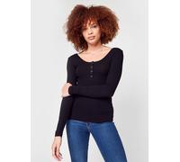 Vêtements Pieces PCKITTE LS TOP NOOS BC pour Femme L Noir