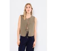 Vêtements Pieces PCMASTINA SL VEST WVN BC pour Femme L Vert