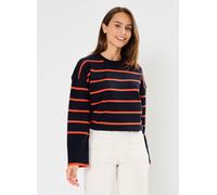 Vêtements Pieces Pcmathilde Ls O-Neck Knit Noos Bc pour Femme XL Bleu