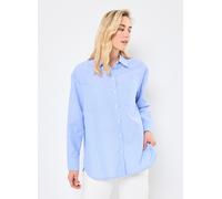 Vêtements Pieces PCMELIA LS LOOSE SHIRT WVN NOOS BC pour Femme S Bleu