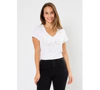 Vêtements Pieces Pcmerima Ss T-Shirt Fc Bc pour Femme XL Blanc