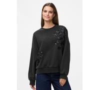 Vêtements Pieces Pcmie Ls Sequins Sweatshirt Jrs pour Femme L Noir