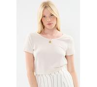 Vêtements Pieces Pcmikon Ss T-Shirt Fc pour Accessoires M Blanc