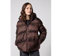 Vêtements Pieces Pcmilla Shiny Puffer Jacket W. Hood pour Femme M Marron