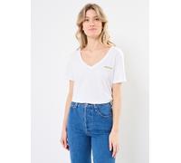Vêtements Pieces PCMILLY TEE EMB KAC FC BC pour Femme S Blanc