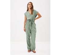 Vêtements Pieces Pcmuna Ss V-Neck Jumpsuit Kac Fc pour Accessoires M Vert