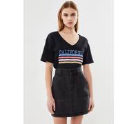 Vêtements Pieces Pcmunni Ss T Shirt Kac Fc Bc pour Femme M Noir