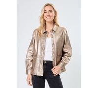 Vêtements Pieces Pcnabia Ls Jacket Fc pour Femme L Or et bronze