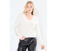 Vêtements Pieces Pcnibe Ls Knit Pullover Fc Bc pour Femme L Blanc