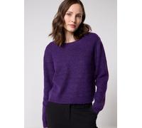 Vêtements Pieces Pcnibe Ls O-Neck Pleat Knit Fc Bc pour Femme XS Violet