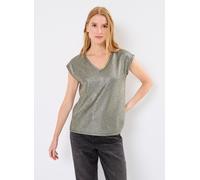 Vêtements Pieces Pcnilana Ss Tee Fc pour Accessoires M Or et bronze