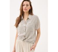 Vêtements Pieces PCPIA SS TIE SHIRT WVN NOOS pour S Beige