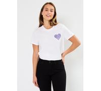 Vêtements Pieces Pcrhiannon Ss Printed T-Shirt Bc pour M Blanc