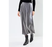 Vêtements Pieces Pcrola Hw Midi Skirt Bc pour Femme S Gris
