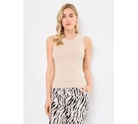 Vêtements Pieces PCSALIMA SL O-NECK KNIT TOP BC pour Femme S Beige