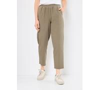 Vêtements Pieces PCSALLY HW ANKLE PANTS WVN FC pour Femme XS Vert