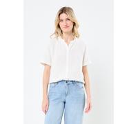 Vêtements Pieces PCSASTINA SS SHIRT WVN BC pour Femme XL Blanc