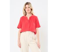 Vêtements Pieces PCSASTINA SS SHIRT WVN BC pour Femme XL Rouge