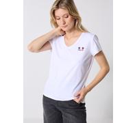 Vêtements Pieces PCSERIMA SS T-SHIRT FC BC pour Femme M Blanc