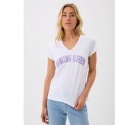 Vêtements Pieces PCSERIMA SS T-SHIRT FC BC pour S Blanc