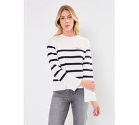 Vêtements Pieces Pcsia Ls Knit Bc Fc pour Femme S Blanc