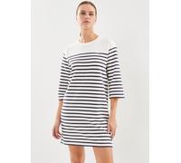Vêtements Pieces PCSIAN 3/4 O-NECK SHORT DRESS BC PA pour Accessoires S Blanc