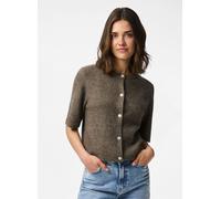 Vêtements Pieces Pcsilly Ss O-Neck Knit Cardigan Noos Bc pour XL Marron