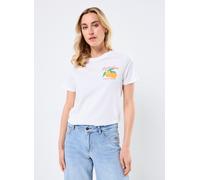 Vêtements Pieces PCSUMMER SS PRINTED T-SHIRT JRS BC pour XS Blanc