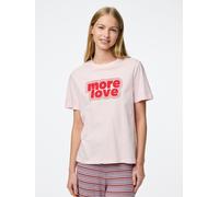 Vêtements Pieces PCTAMERA SS PRINTED T-SHIRT JRS BC pour Femme M Rose