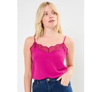 Vêtements Pieces PCTIFFANY STRAP LACE TOP NOOS BC pour S Rose