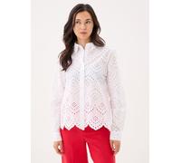 Vêtements Pieces Pcvilde Ls Shirt Wvn Noos pour Femme XS Blanc