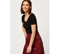 Pieces PCKITTE SS Top Noos BC T-Shirt, Noir, XL Femme