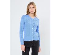 Vêtements Polo Ralph Lauren Cardigan torsadé en coton à col rond pour Femme L Bleu