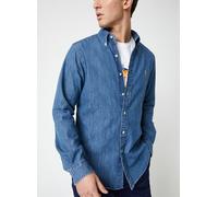 Vêtements Polo Ralph Lauren Chemise denim coupe ajustée pour Homme XXL Bleu