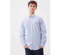 Vêtements Polo Ralph Lauren Chemise Oxford à rayures Custom Fit pour Homme XXL Bleu