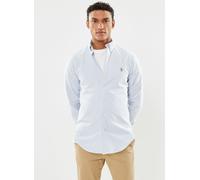 Vêtements Polo Ralph Lauren Chemise Oxford cintrée 710549084 pour Homme XXL Bleu