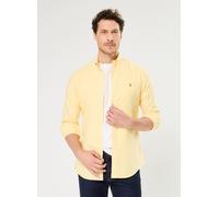 Vêtements Polo Ralph Lauren Chemise rayée ajustée popeline stretch NPU pour Homme S Jaune