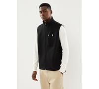 Vêtements Polo Ralph Lauren Gilet En Maille Double 710934621 pour Accessoires M Noir