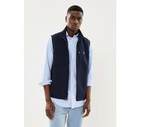 Vêtements Polo Ralph Lauren Gilet En Maille Double 710934621 pour Accessoires XL Bleu