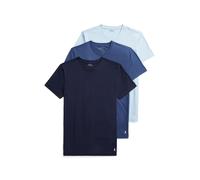 Vêtements Polo Ralph Lauren Lot De 3 Maillots Cintrés À Col Rond pour Homme XXL Bleu