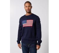 Vêtements Polo Ralph Lauren Ls Cn Flag-Long Sleeve-Pullover pour Homme M Bleu
