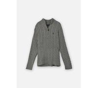 Vêtements Polo Ralph Lauren Lsdriverhzpp-Long Sleeve-Pullover pour Homme L Gris