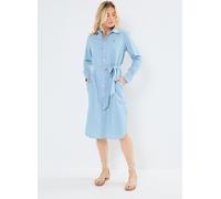 Vêtements Polo Ralph Lauren N Cory Dr-Long Sleeve-Day Dress 211963464 pour Femme 40 Bleu